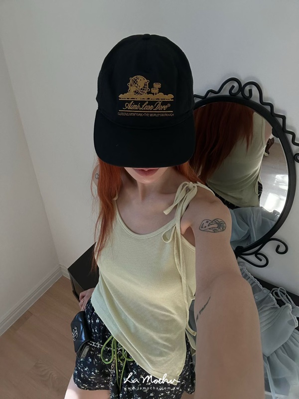 肩綁不規則背心